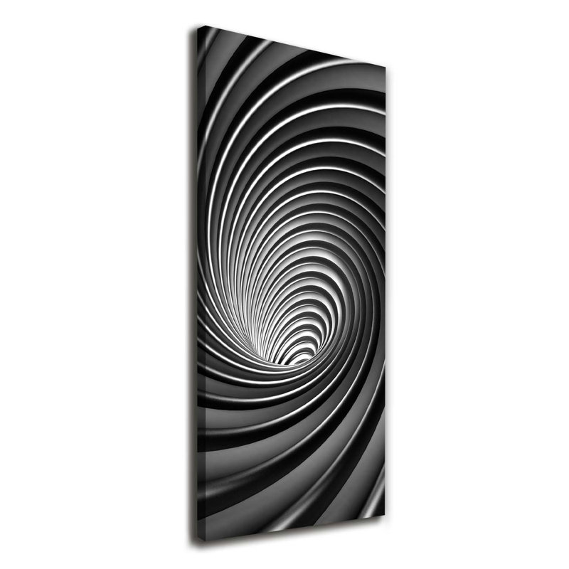 Swirl Abstraction - Wrapped Canvas Print