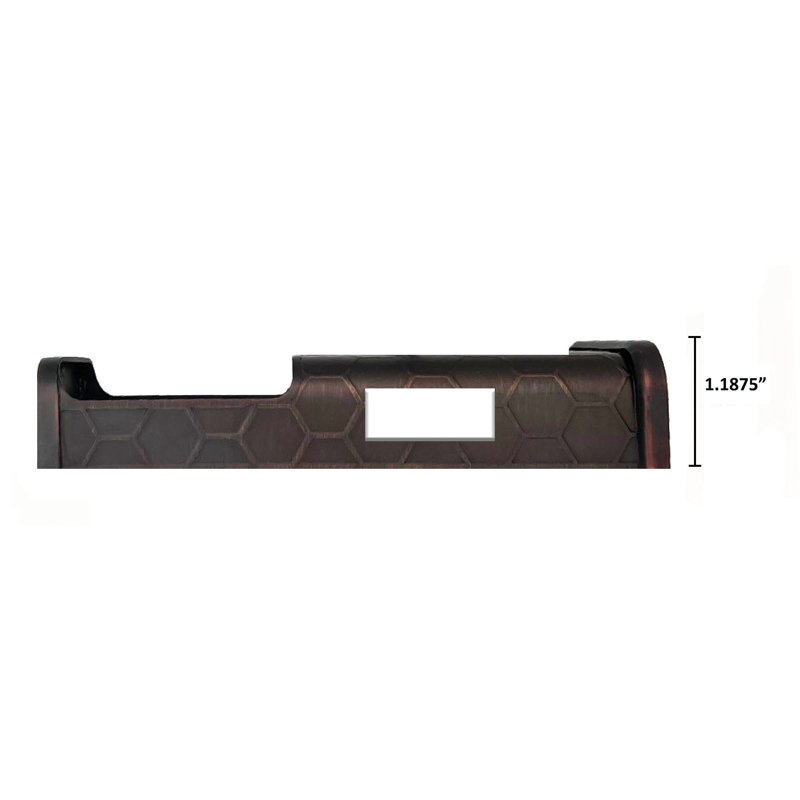 Housse de sonnette Honeycomb (Ring 3, 3 Plus, 4, Batterie Plus, compatible Batterie Pro), Bronze huilé