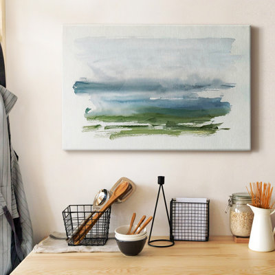 Toile tendue avec châssis de qualité supérieure Coastline Splash III - prête à être accrochée