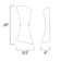 Elysian Steel LED Flush Mounted Sconce