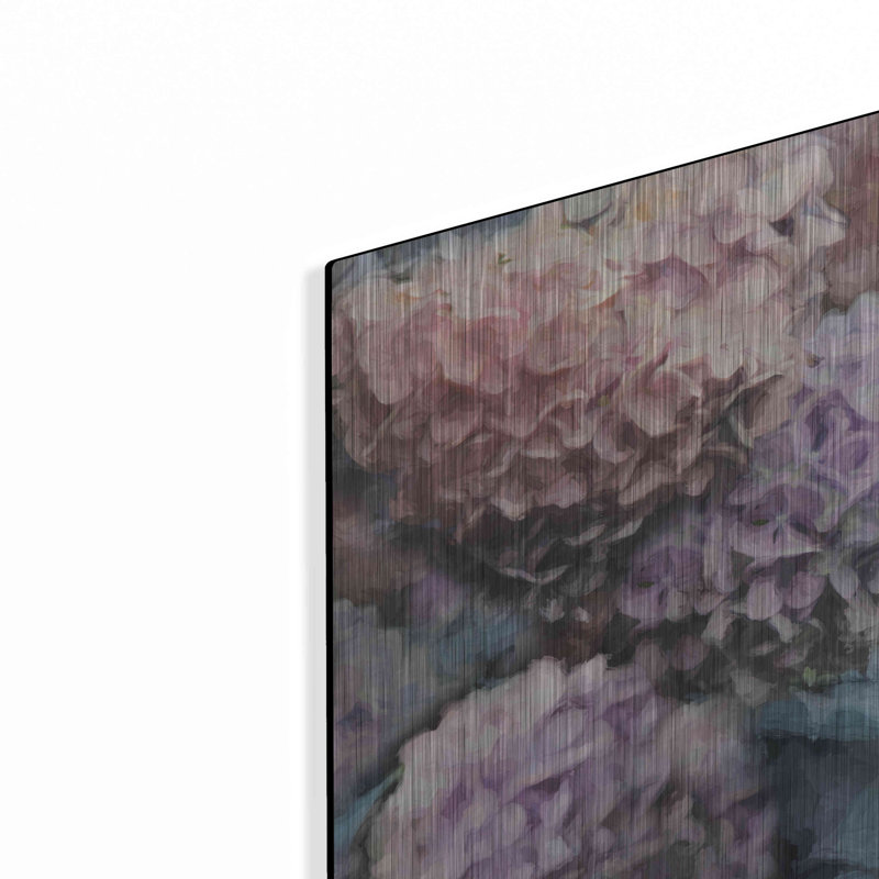 «Hydrangeas Abstract» par Lori Deiter, H 16 po x l 24 po
