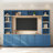 Entertainment Center With Bookshelves, 6 Drawers And 2 Cabinets-109572711