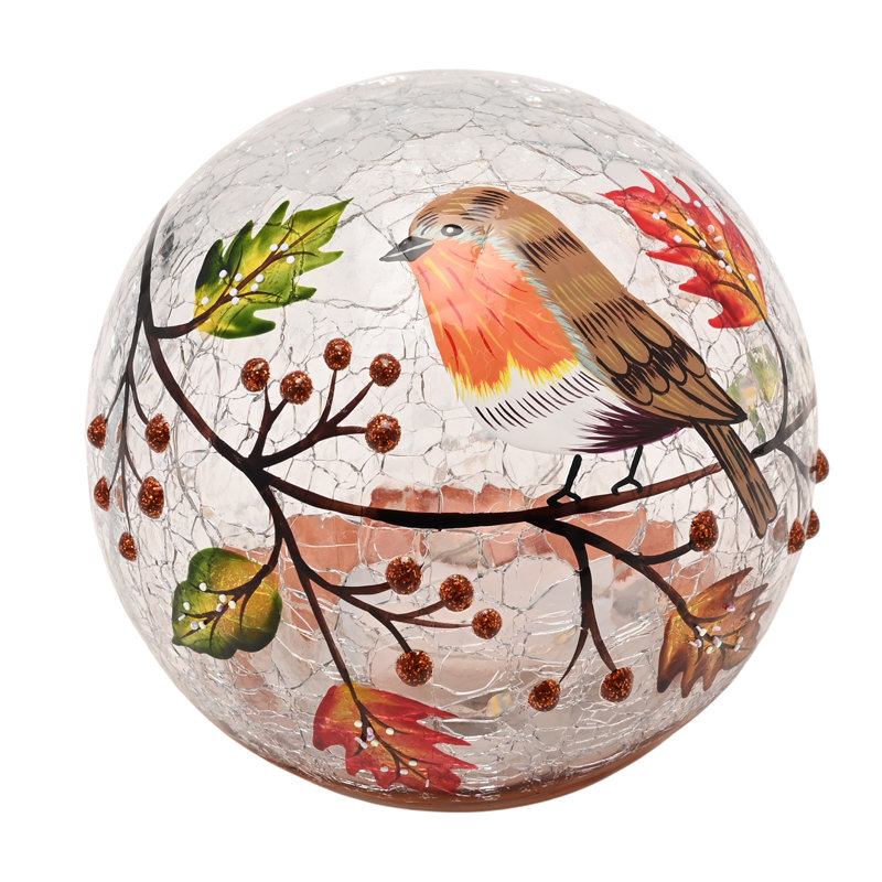  Autumn Robin LED Light Up Orb