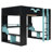 Full Size Wood Loft Bed With Power Outlet & USB/Type-C Ports, Integrated Cable Management, And RGB Light, Blue-167161698