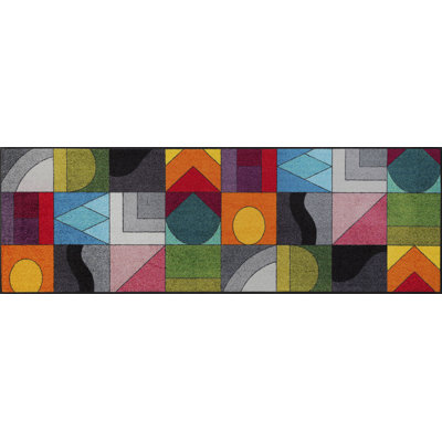 Momix Non-Slip Abstract Doormat