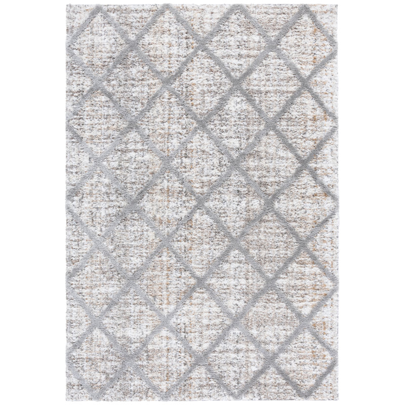 Everett Shag Performance Geometric Indoor Rug, Rectangle 9' x 12'
