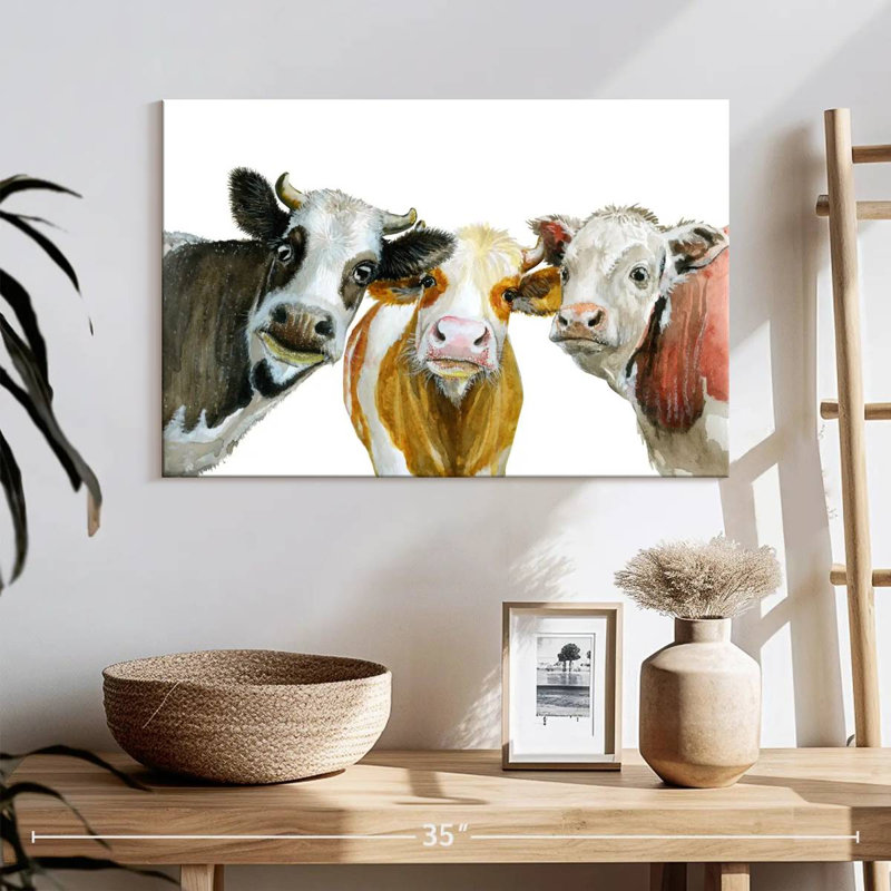 Brampt Cows, 16" H x 24" W