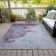 Machine Washable Indoor/Outdoor Xhevrie Lavender Rug