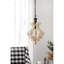 Lustre en bois de style campagnard blanc vieilli de style campagnard Chandeliar, ampoule non incluse