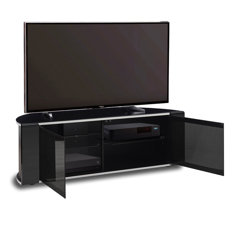 Irving TV Stand for TVs up to 50", Gloss Black