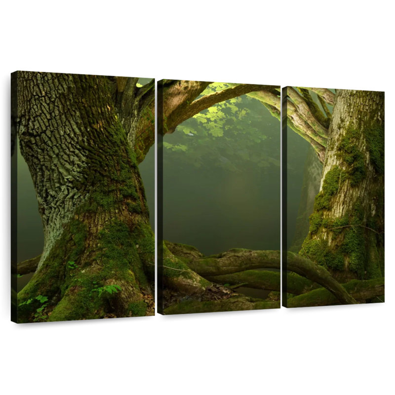 Harnek Mossy Trees, 48" H x 74" W