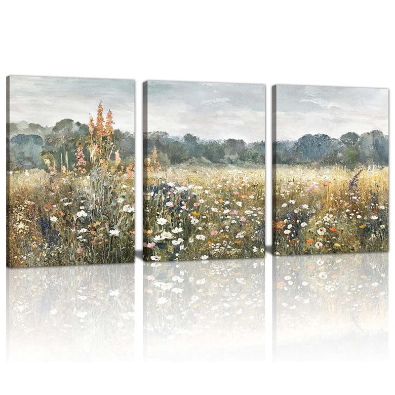 3 Piece Wrapped Canvas Print