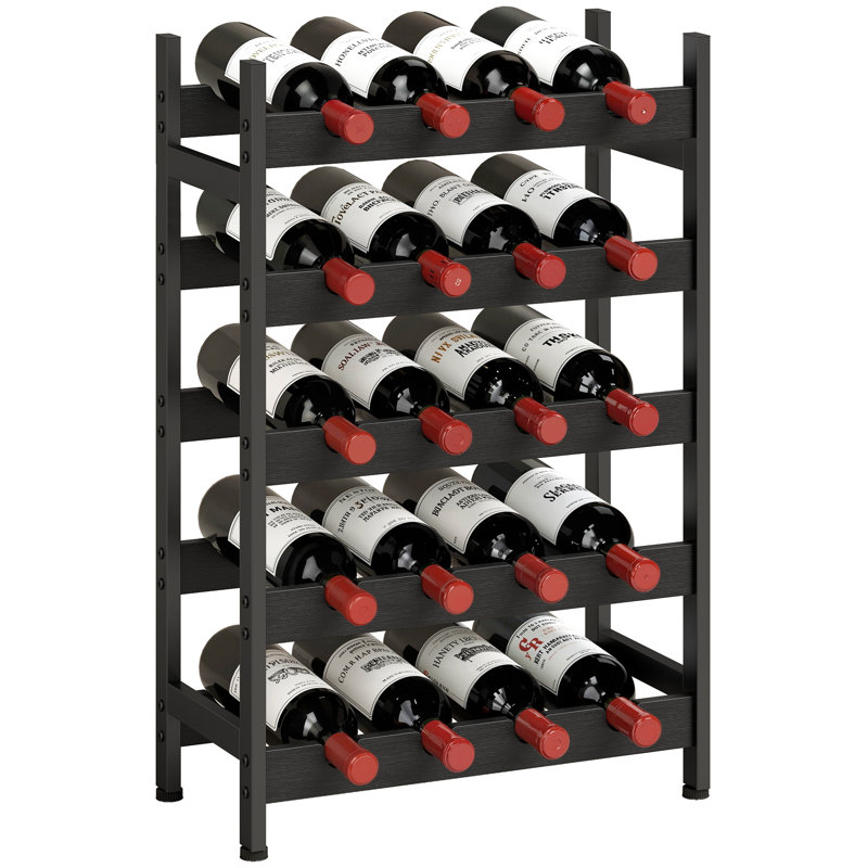 Multi-tiered, Open Shelving, Floor Black