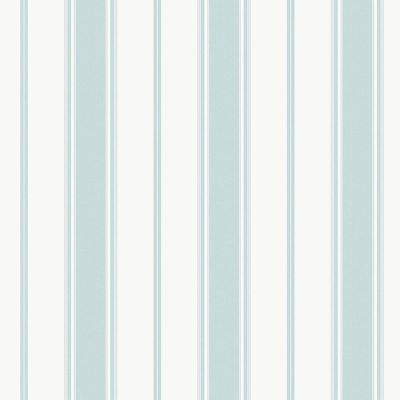 Smart 3 Stripes Heritage Stripe Wallpaper Roll, Blue