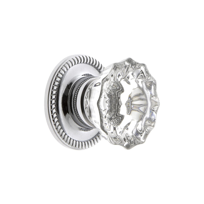 Versailles Cabinet Knob, Bright Chrome