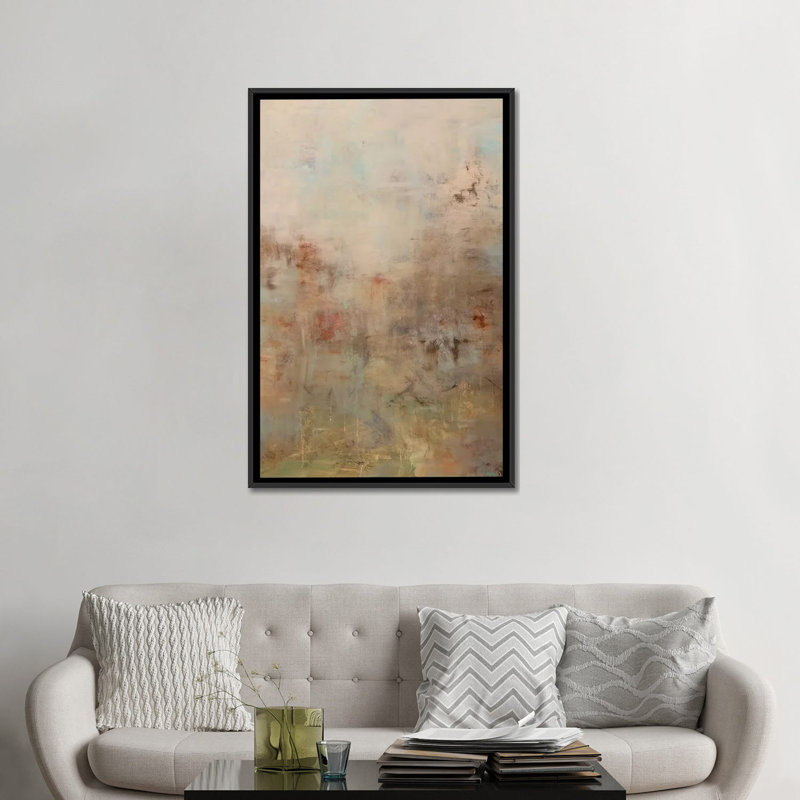«Swiger Silence», impression sur toile, H 26 po x l 18 po x P 1,5 po, Toile avec cadre noir, Pas de tapis