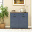 Armoire poubelle double inclinable Farmhouse Blue