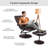 Hetherington Faux Leather Swivel Recliner-676238998