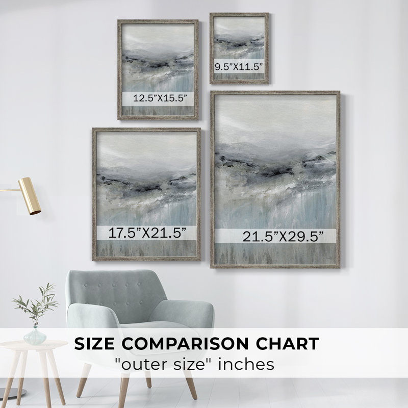 «A Cool Wind», reproduction encadrée - bois massif, H 21 po x l 17 po