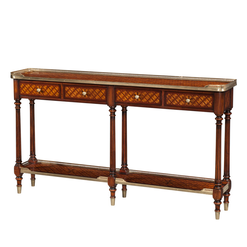 Essential 58.25'' Solid Wood Top Console Table