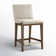 Uttermost Klemens Linen 26" Bar Stool | Perigold