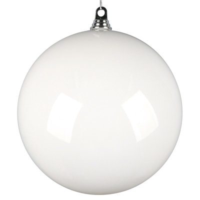 12" White Enamel Ball