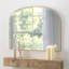 Drumourne Simple Arched Overmantle Mirror-793484649