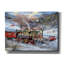 «Train Station Christmas Eve» par Bigelow, illustrations sur toile-1356092398