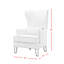 Fauteuil à oreilles rembourré Kemariya-2109471682
