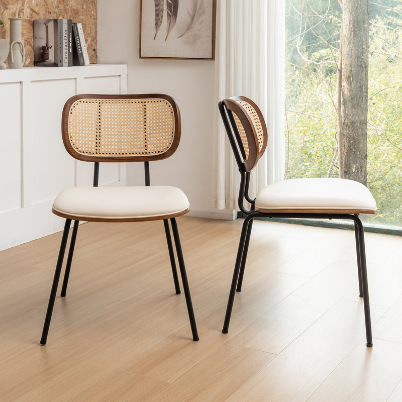 Bedran Upholstered Dining Chair, Beige