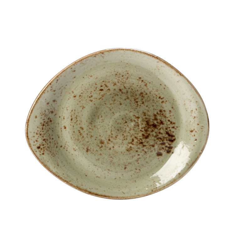 CRAFT BLUE Plate, Green/Brown