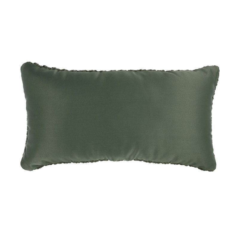 Prism Polyester Indoor/Outdoor Pillow Cover & Insert, 14"H x 26"W, Rectangular, Green