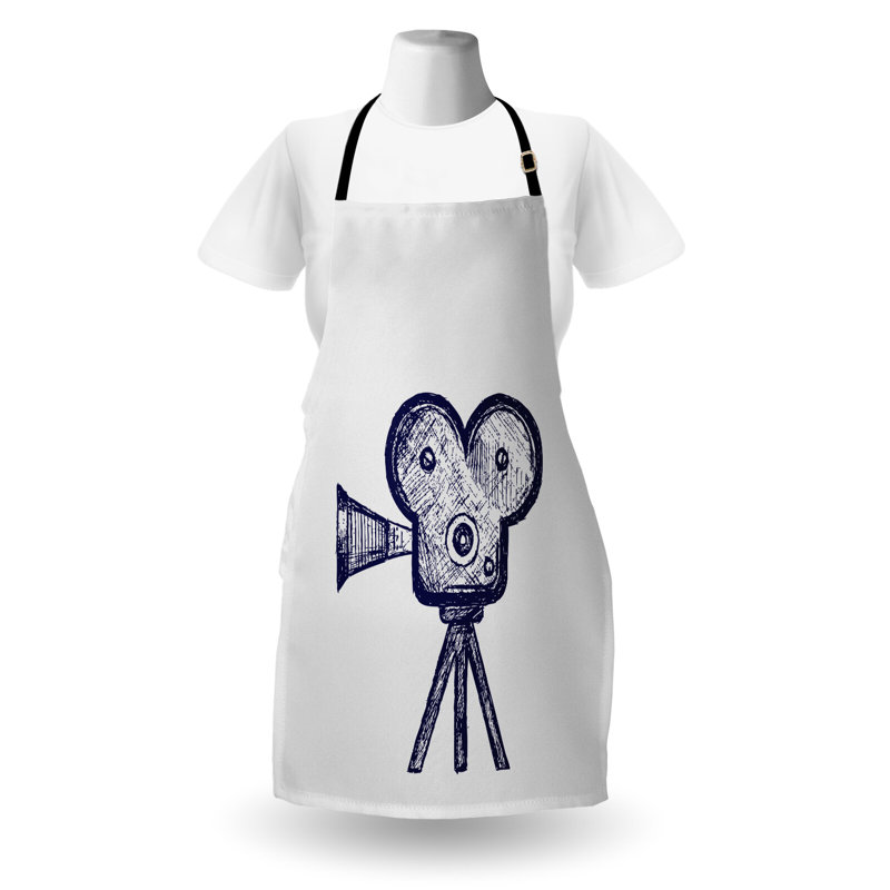 No Pattern Bib Apron