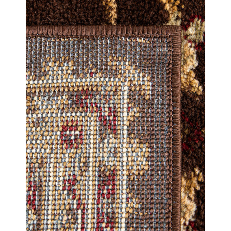 Tapis brun Rosaria, Runner 3'1" x 19'8", Brun