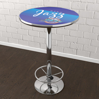 Round Metal Base Dining Table