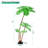 6Ft LED Rope Light Palm Tree Artificial Palm Tree Decoration Solar Powered