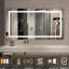 Miroir de salle de bain à DEL Fog