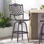 TABOURET DE BAR EN FONTE D'ALUMINUM