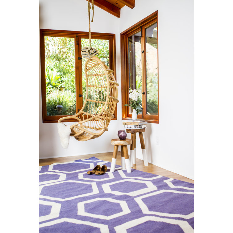 Wool Geometric Indoor Rug