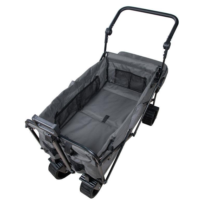 Chariot utilitaire pliable avec freins S3, Gris