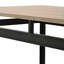 Ensemble de table de salle à manger à hauteur de comptoir 5 pièces Creager, avec table et 4 chaises (brun foncé)-227680961-227680960