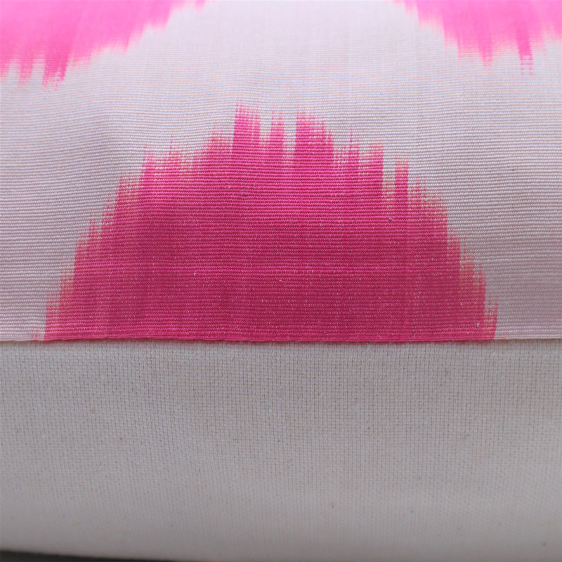 Geometric Silk Throw Pillow