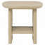 Ensemble de table basse et de table de bout 2 pièces Beige Oak