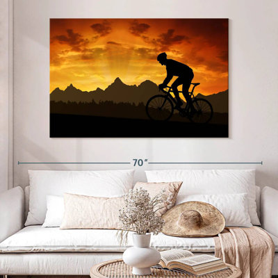 Senne, coucher de soleil à vélo