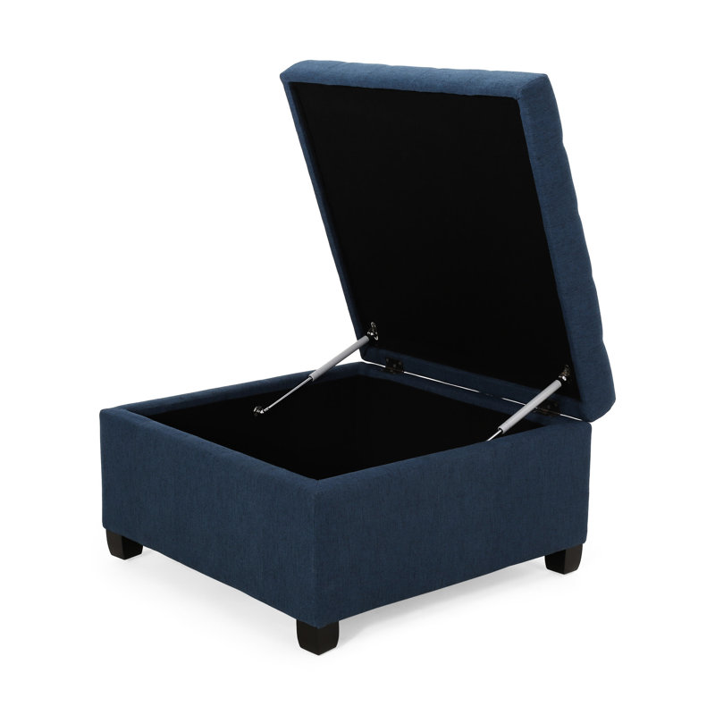 Moderne en bleu marine - amplement d'espace pour les coussins et couvertures bleus avec rangement pratique, Marine