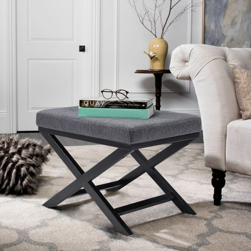Linen Upholstered Bench