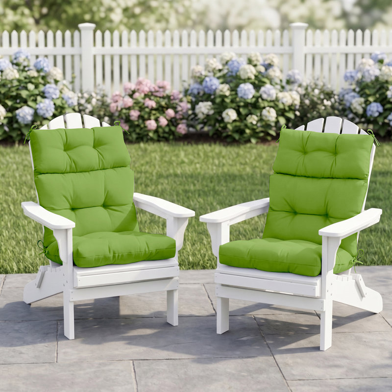 Indoor/Outdoor Seat/Back Cushion, Green
