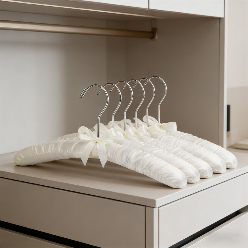 Hangers Satin Padded Hangers – Elegant Shirt & Garment Hangers, 24