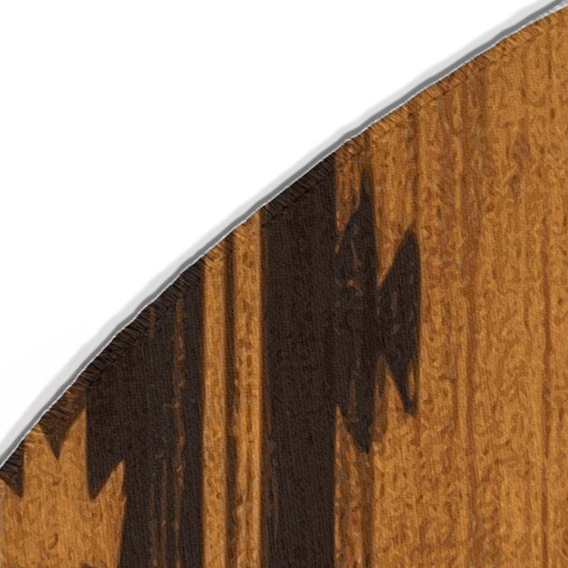 Tapis intérieur et extérieur Desert Blossom, Rond 5 pi