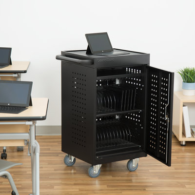 Structure Series 30-Device Lockable Mobile Charging Station for Laptops and Tablets